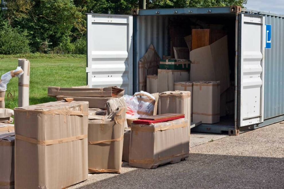 Utiliser un container maritime pour stocker son déménagement