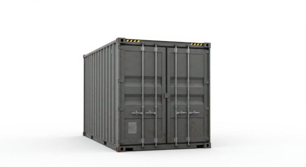 Petit container neuf thermolaqué
