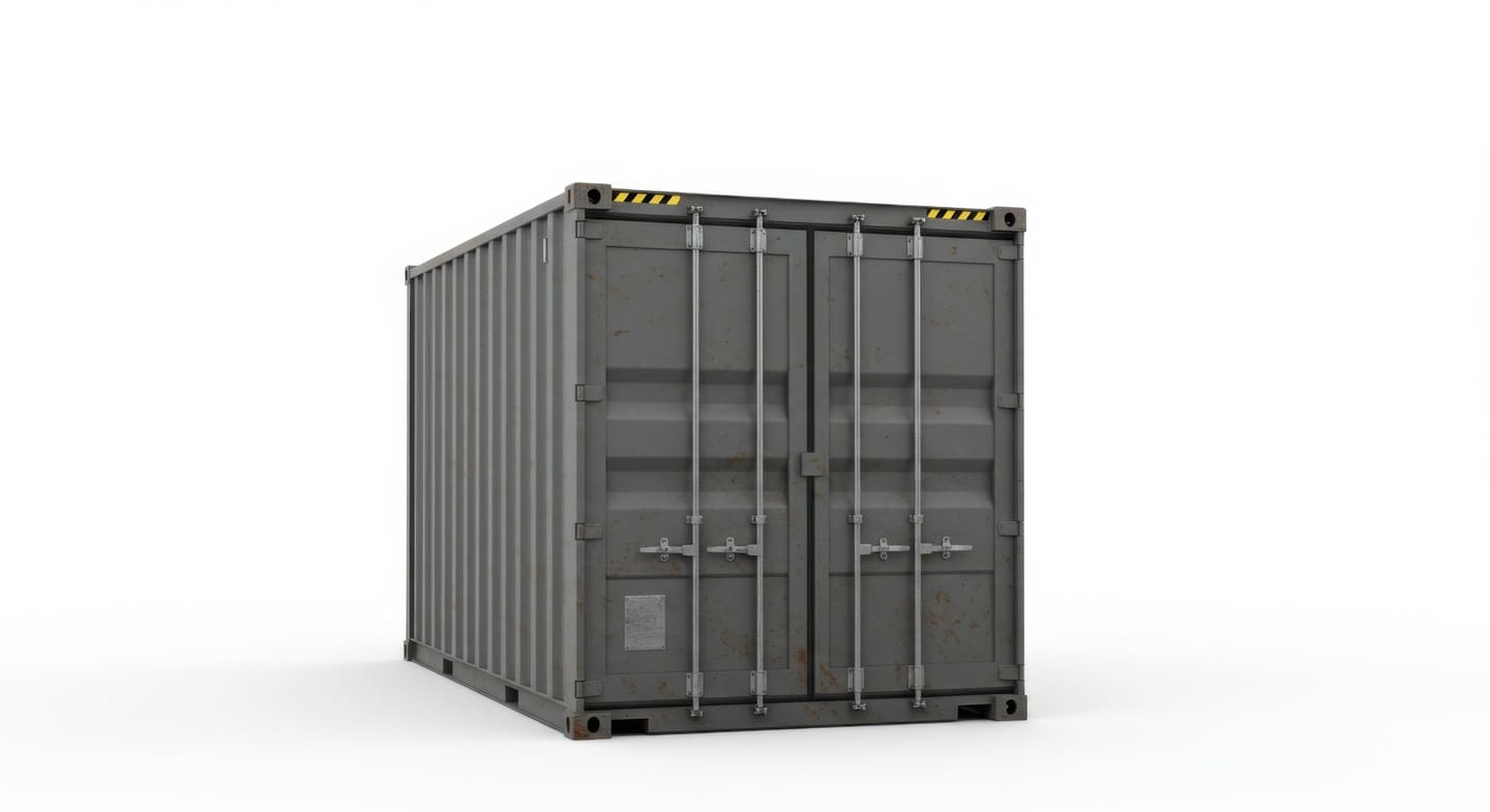 Petit container neuf thermolaqué