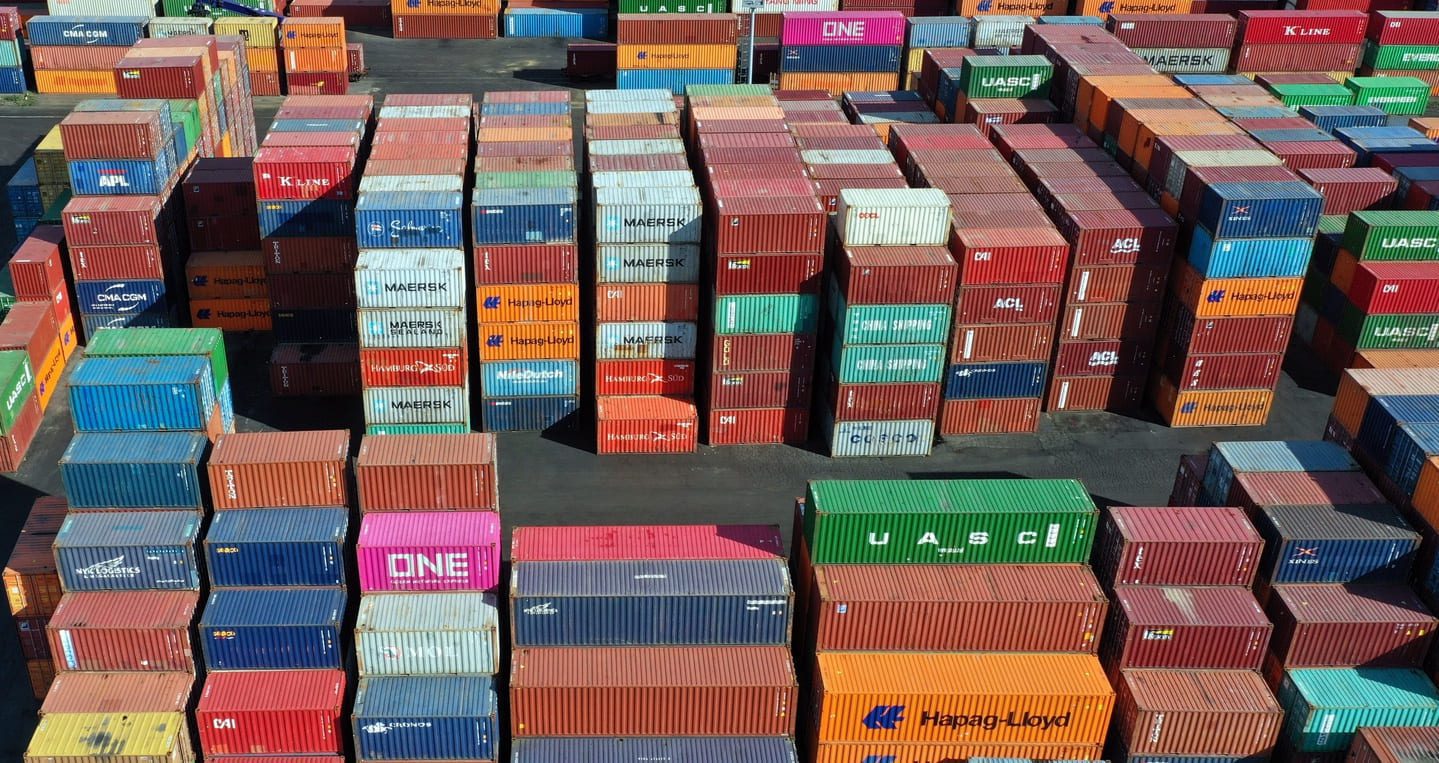 Dépôt de container d'occasion