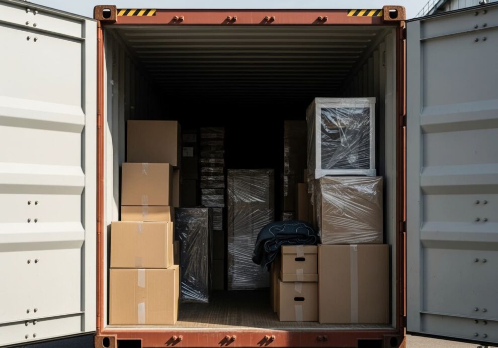 Container utilisé pour le self-stockage